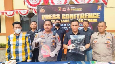 Polsek Panongan gelar kasus penangkapan sejumlah pelaku pencurian dan pemberatan yang kerap beraksi di Tangerang