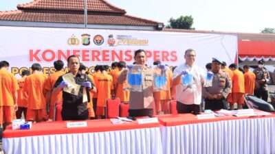 Kapolrestro Tangerang Kota Kombes Zain Dwi Nugroho gelar kasus curanmor