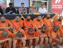 16 Pengedar Narkotika dan Obat-obatan Keras Diringkus Petugas Polresta Tangerang