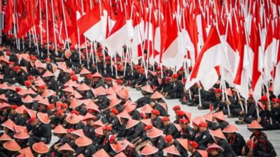 Puncak Perayaan Bulan Bung Karno, Stadion Utama GBK Jadi Lautan Merah
