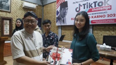 Ananta Sebut Tiktok Challenge Bulan Bung Karno Untuk Membumikan Pancasila di Banten