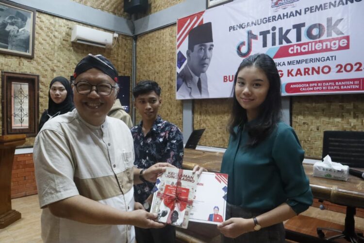 Ananta Sebut Tiktok Challenge Bulan Bung Karno Untuk Membumikan Pancasila di Banten