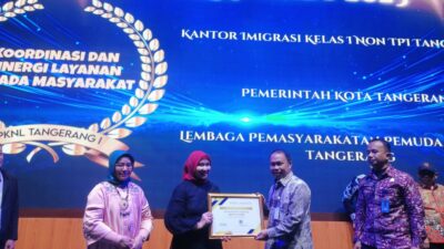 Pemkot Tangerang Raih Penghargaan Koordinasi dan Sinergi Layanan Terbaik dari KPKNL Awards 2023