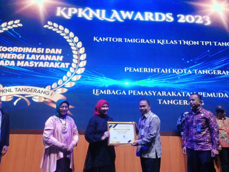 Pemkot Tangerang Raih Penghargaan Koordinasi dan Sinergi Layanan Terbaik dari KPKNL Awards 2023