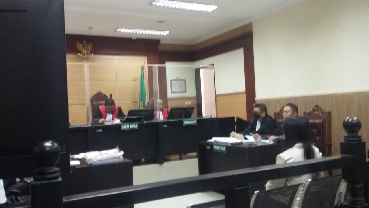 Sidang kasus KDRT di Pengadilan Negeri Tangerang.