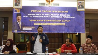 FGD BP Batam: Ananta Sebut Kota Batam Bisa Serupa Singapura