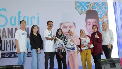 Dukung Program Safari Ramadhan BUMN 2024, PT PNM Bagi-Bagi 1.000 Paket Sembako Murah di Lampung