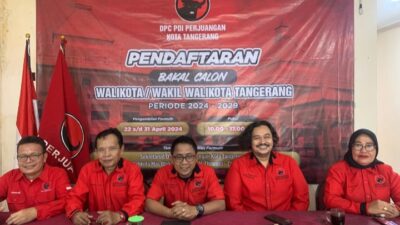 Pilkada Kota Tangerang 2024, DPC PDI Perjuangan Buka Pendaftaran