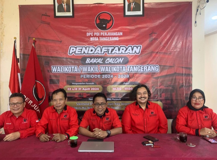Pilkada Kota Tangerang 2024, DPC PDI Perjuangan Buka Pendaftaran
