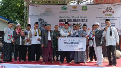 Milad ke 49, MUI Kecamatan Batuceper Gelar Aksi Solidaritas Palestina