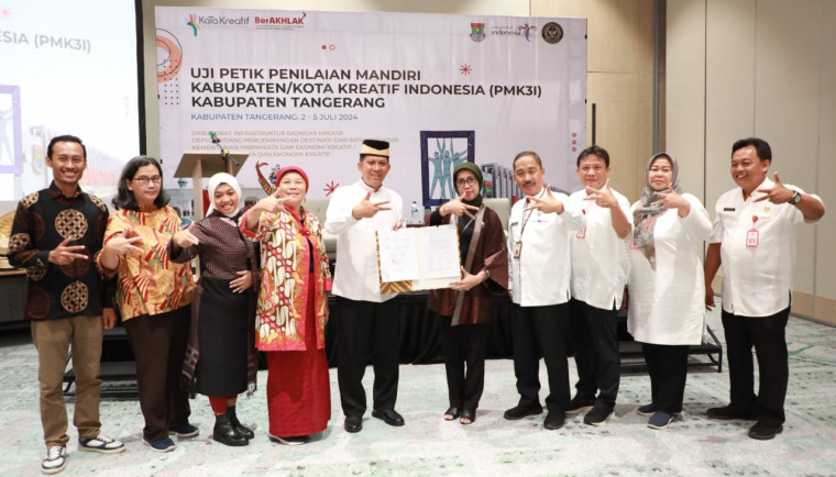 Pemkab Tangerang Harap Topi Bambu Tembus UNESCO