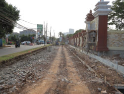 Pemkot Tangsel Lakukan Pelebaran Jalan Bhayangkara Serpong Utara