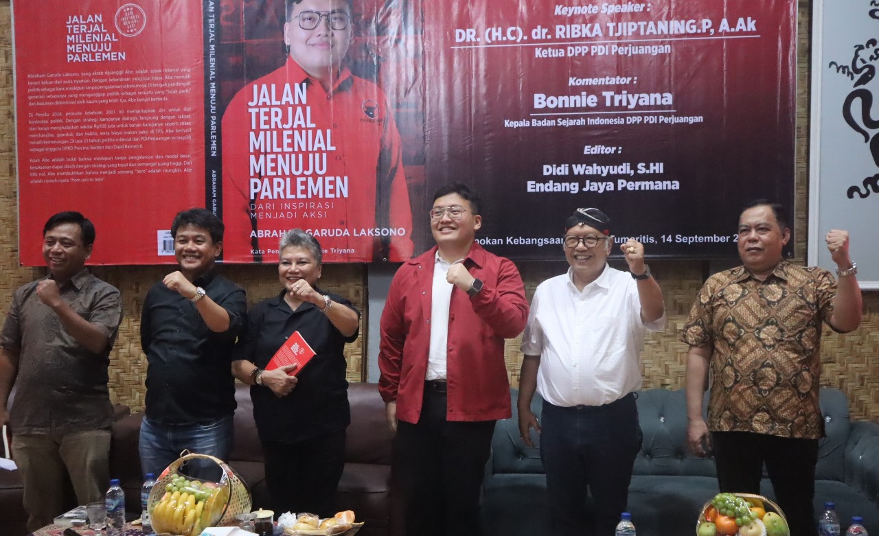 Bedah Buku: Abraham Raih Kursi Parlemen Banten Jadi Role Model Milenial
