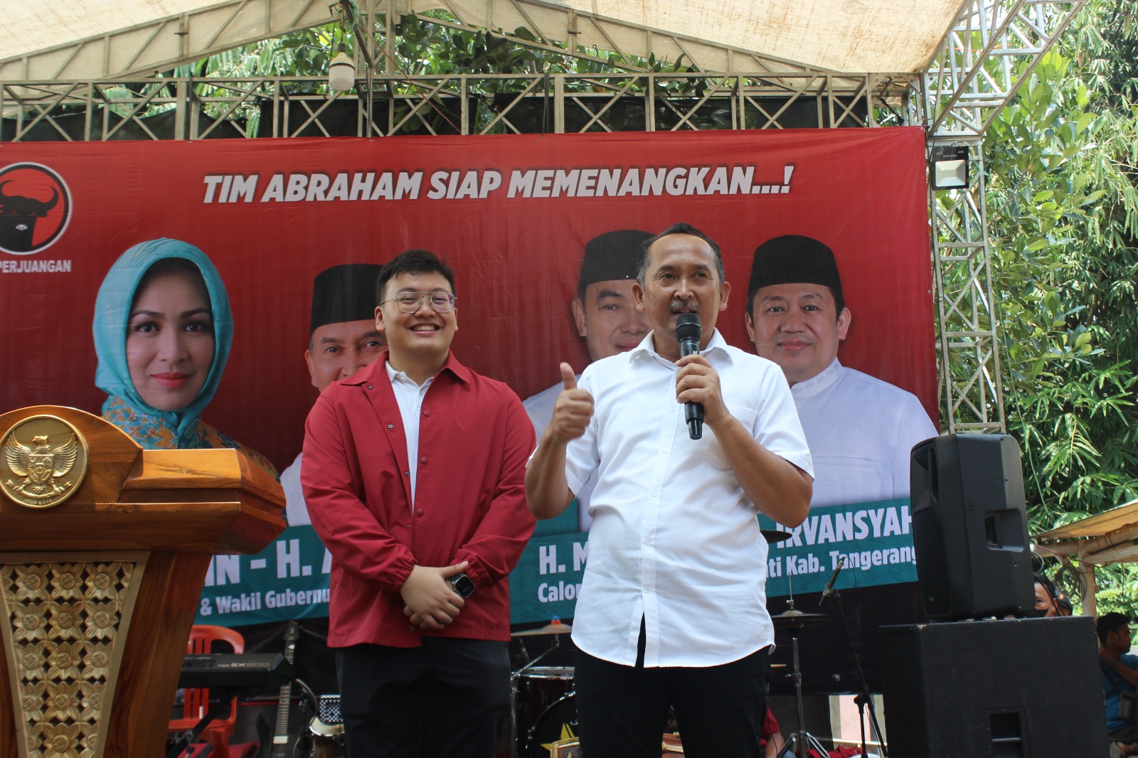 Abraham Ajak Masyarakat Pilih Pemimpin Amanah dalam Pilkada Banten 2024