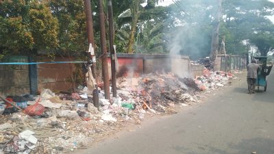 Sampah Menumpuk, Kebakaran Melanda TPS di Batusari Kota Tangerang