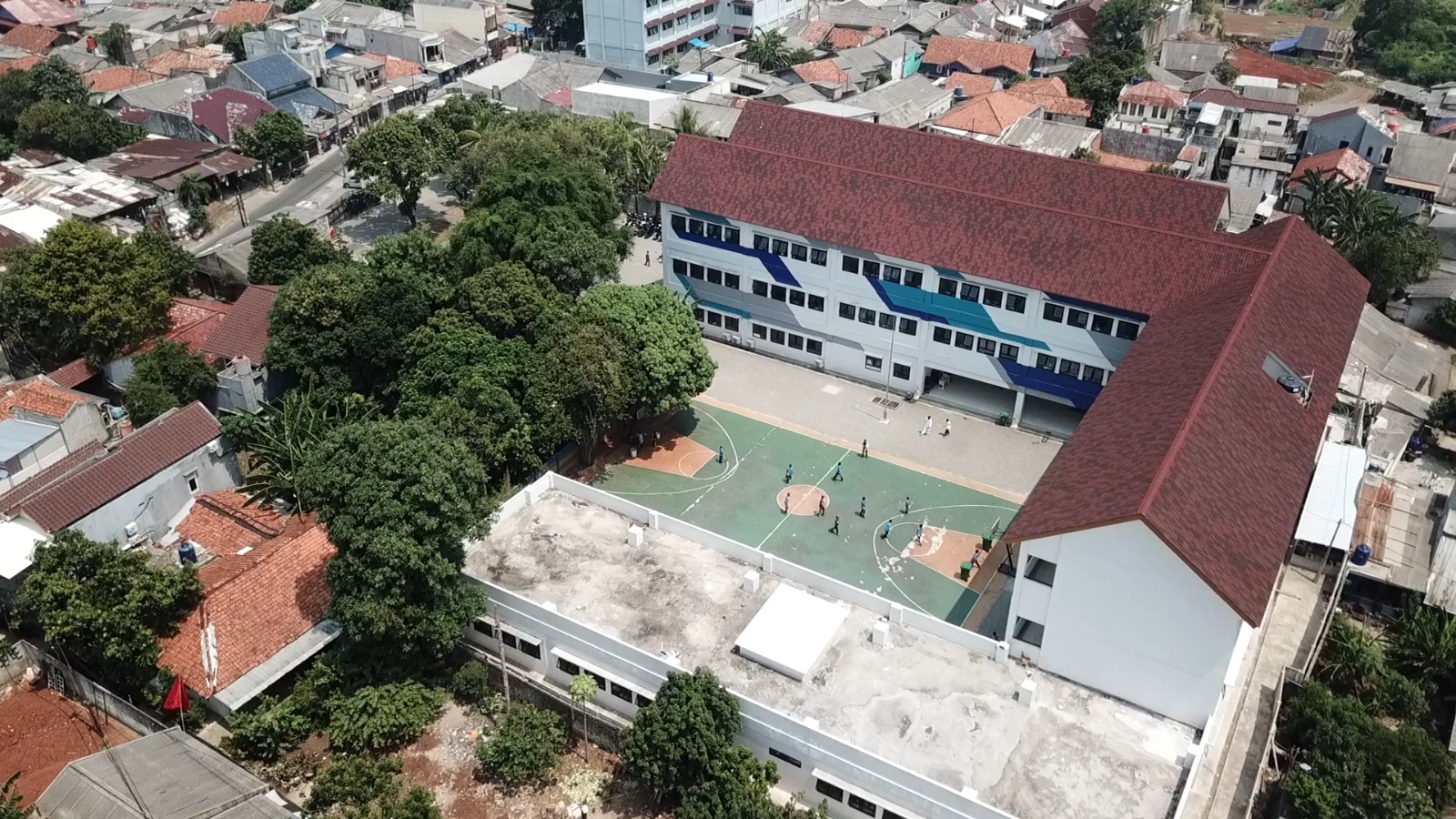 Tingkatkan Semangat Siswa, SMPN 23 Tangsel Hadirkan Ruang Terbuka Ramah Lingkungan