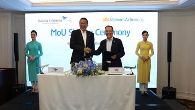 Garuda Indonesia dan Vietnam Airlines Perkuat Sinergi Aviasi di Asia Tenggara