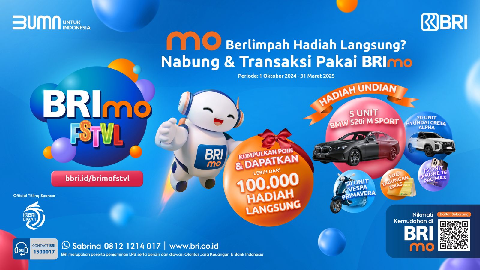 Banjir Hadiah Menanti! BRImo FSTVL 2024 Hadir Kembali untuk Pengguna Setia Super Apps BRImo