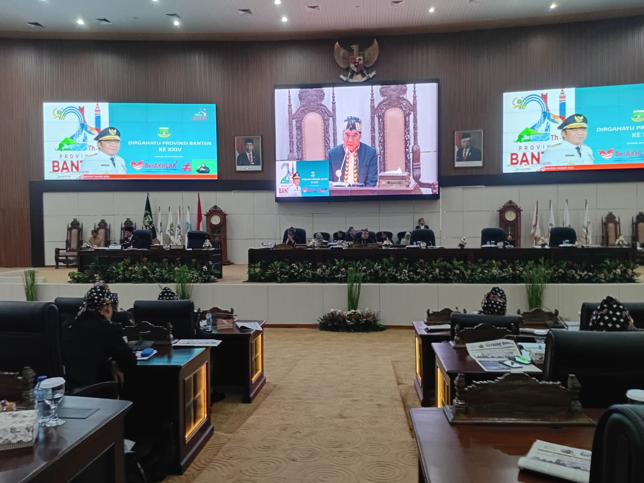 HUT Provinsi Banten ke-24, Abraham Ajak Generasi Muda Lanjutkan Perjuangan Para Pendiri