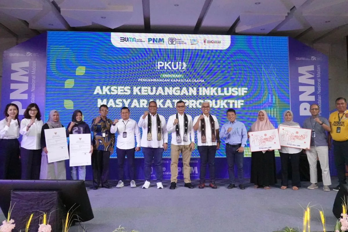 PT PNM cabang Padang menggelar kegiatan Pengembangan Kapasitas Usaha (PKU) Akbar bersama Pusat Investasi Pemerintah (PIP).