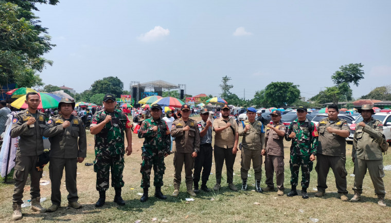 Satpol PP telah mengerahkan personel keamanan demi memastikan kelancaran dan ketertiban rangkaian kampanye Pilkada Kabupaten Tangerang 2024.