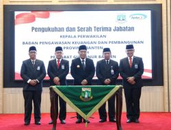 Pj Gubernur Banten Al Muktabar Resmi Kukuhkan Kepala Perwakilan BPKP yang Baru