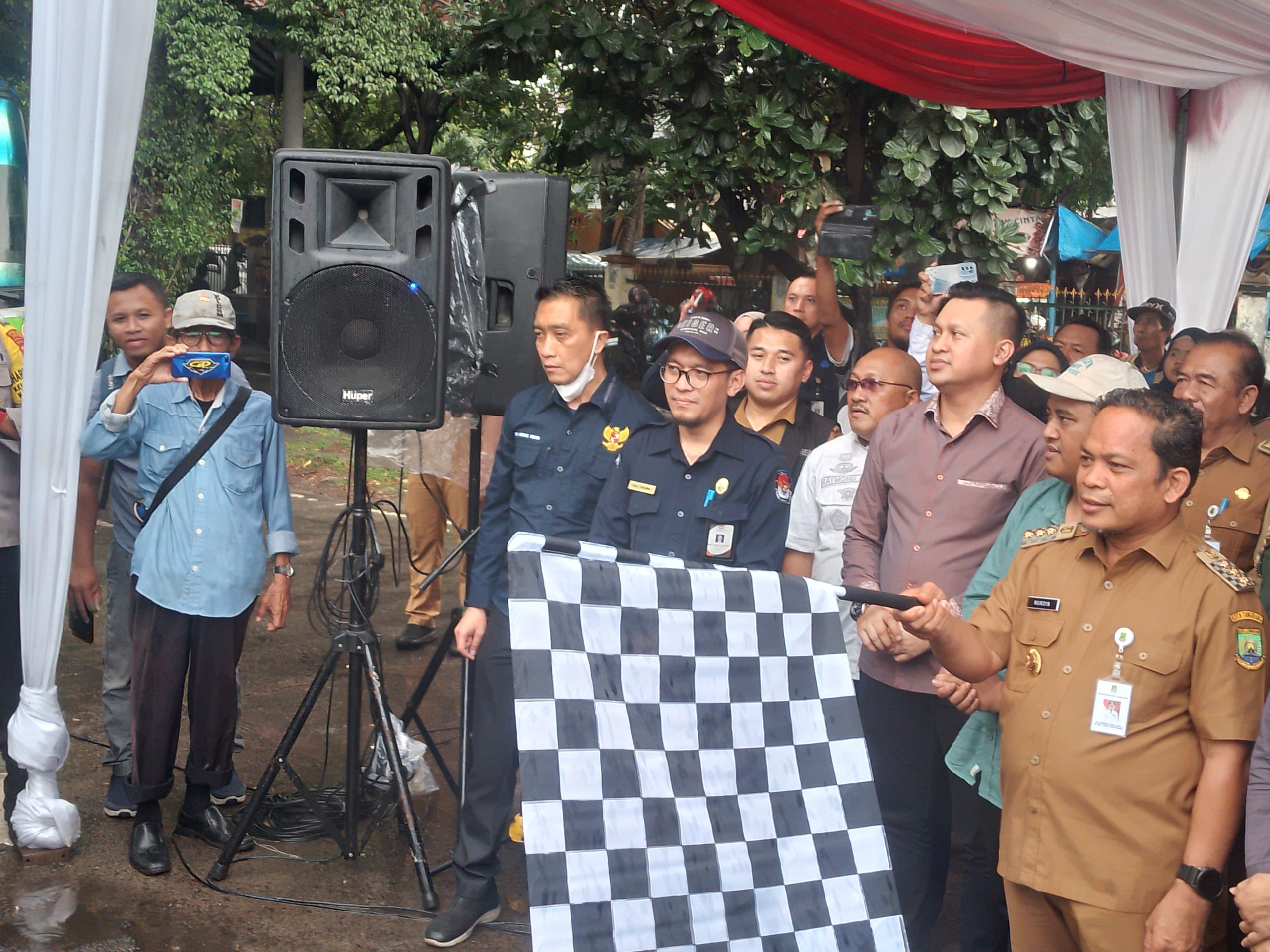 Bus Tayo dan Angkot Si Benteng Jadi Sarana Sosialisasi KPU Kota Tangerang