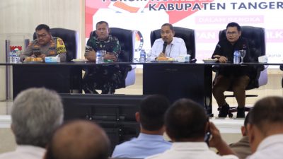 Pemerintah Kabupaten Tangerang mengadakan rapat koordinasi (rakor) persiapan teknis Pilkada Serentak 2024.