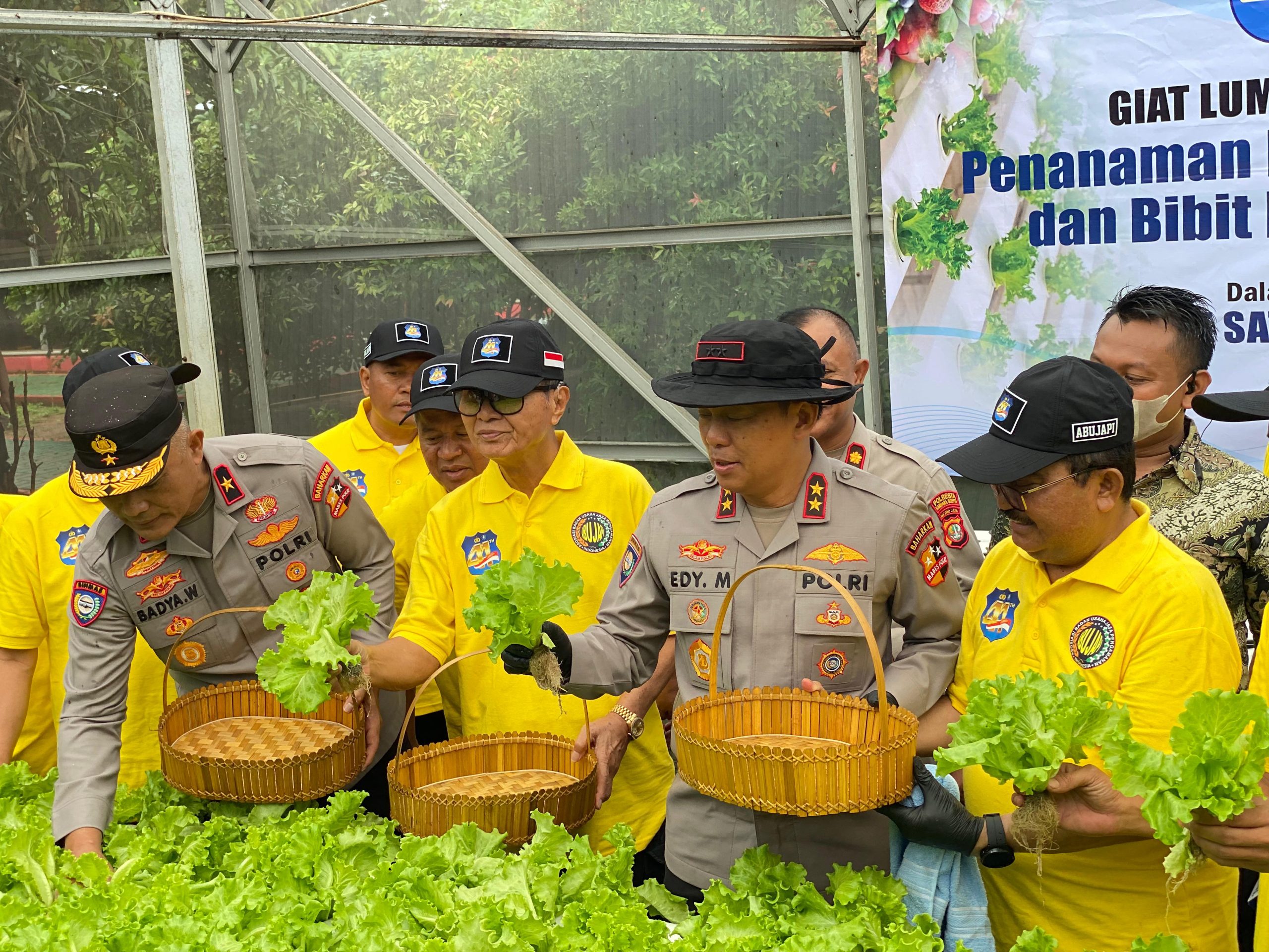 HUT Satpam Ke-44: Polri dan Abujapi Sukses Gelar Program Lumbung Pangan di Aspol Bandara Soetta