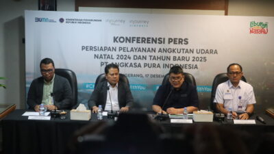 PT Angkasa Pura Indonesia Resmi Luncurkan Posko dan Masa Angkutan Nataru di 37 Bandara