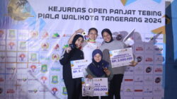 Rajiah Kalah dari Desak di Kejurnas Panjat Tebing Piala Wali Kota Tangerang 2024