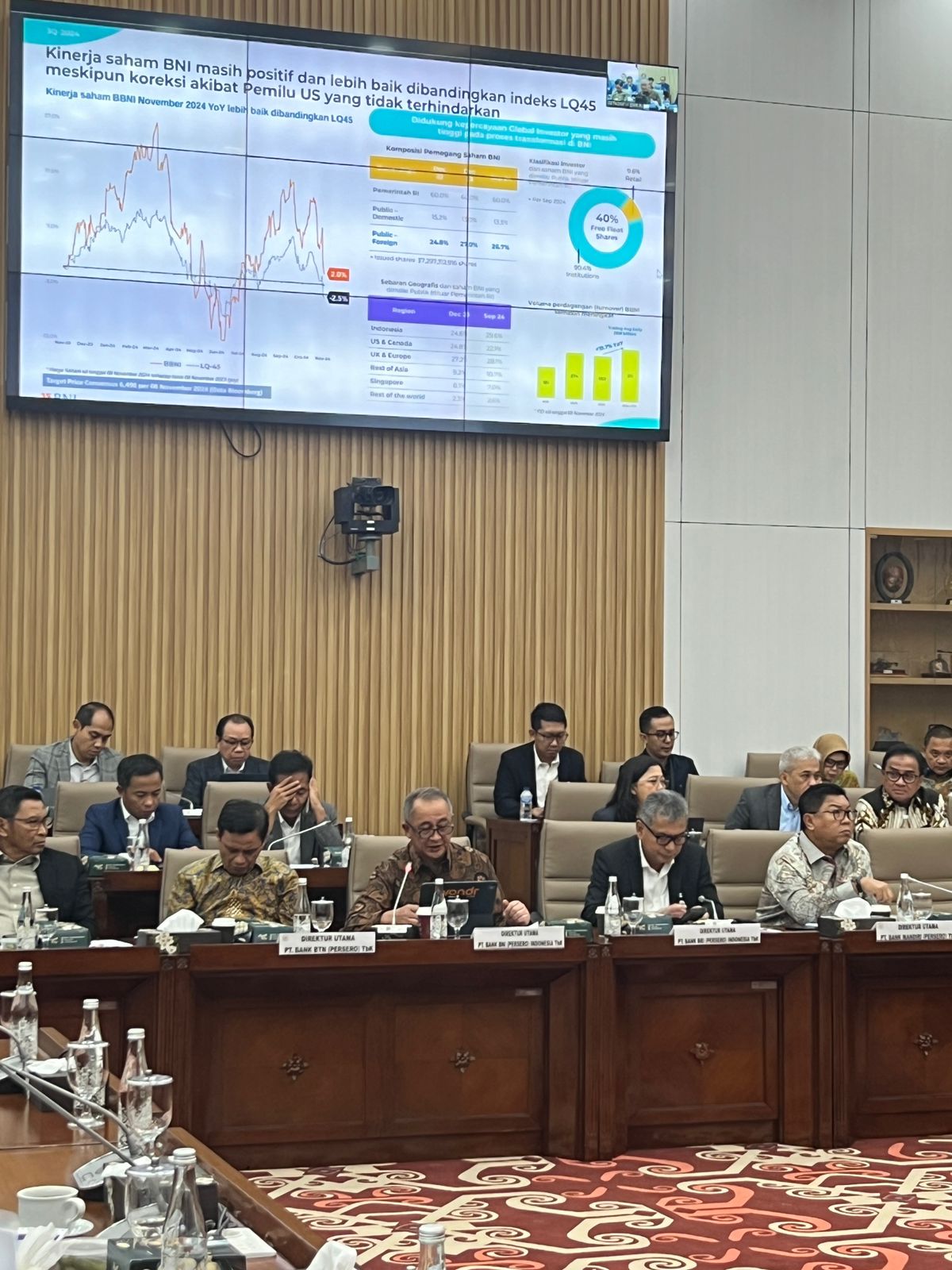 PT Bank Negara Indonesia (Persero) Tbk atau BNI mencatatkan kontribusi terhadap penerimaan negara sebesar Rp77 triliun dalam kurun waktu 2019 hingga September 2024. Data itu diungkapkan oleh Direktur Utama BNI, Royke Tumilaar, dalam Rapat Dengar Pendapat (RDP) Komisi VI Dewan Perwakilan Rakyat bersama seluruh petinggi Himpunan Bank Milik Negara (HIMBARA) yang digelar Rabu (14/11/2024).