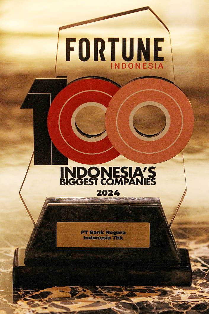 BNI Masuk Daftar 100 Perusahaan Terbesar di Indonesia versi Fortune Indonesia