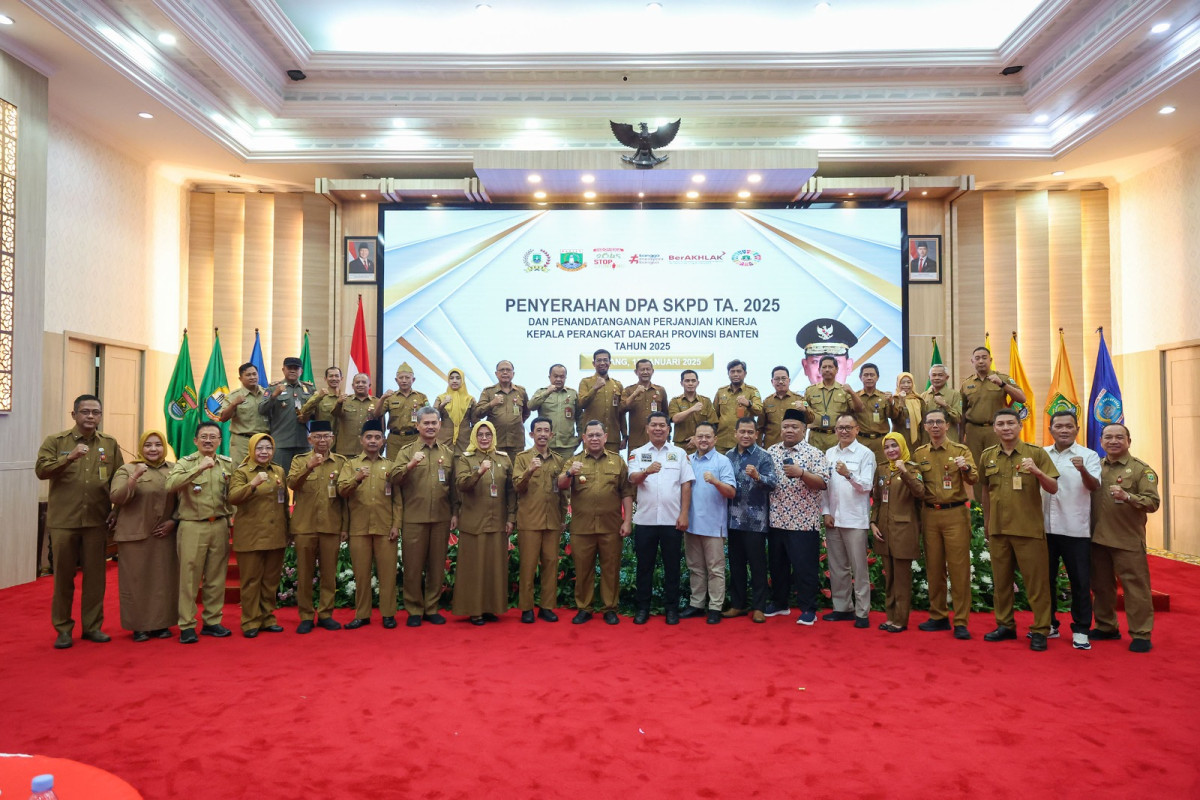 Enam SKPD Banten Dapat Anggaran Besar Tahun 2025