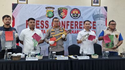 Polresta Bandara Soetta Tangkap Pencuri Komponen Tower Telekomunikasi