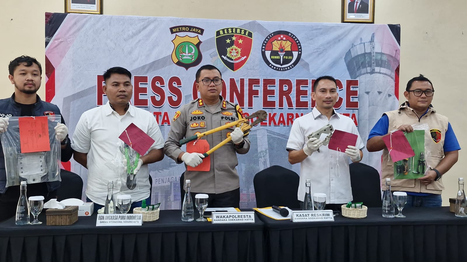 Polresta Bandara Soetta Tangkap Pencuri Komponen Tower Telekomunikasi