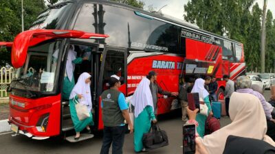 Rombongan Santri Tangerang dari Ponpes Gontor Kena Pungli di Kawasan Masjid Al-Azom Rp50 Ribu Tiap Bus