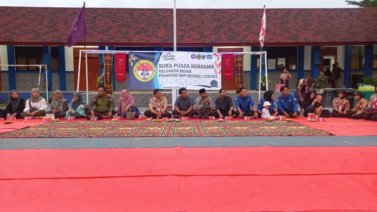 Momen Spesial Bukber Pramuka SMP 1 Cisoka, Rajut 32 Tahun Persaudaraan