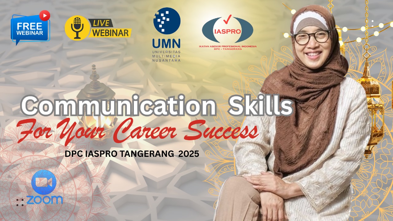 DPC IASPRO dan UMN gelar 8 webinar gratis selama Ramadhan, meningkatkan keterampilan asesor dan masyarakat Tangerang.