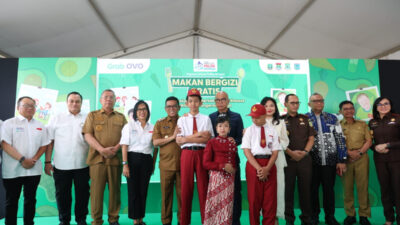 Gubernur Banten, Andra Soni, luncurkan program Makan Bergizi Gratis untuk siswa SKh, kolaborasi Yayasan Pelita Bangsa dan Grab-OVO.