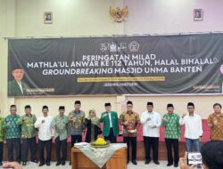 Bupati Pandeglang Berikan Dukungan Penuh untuk Pembangunan Masjid di UNMA