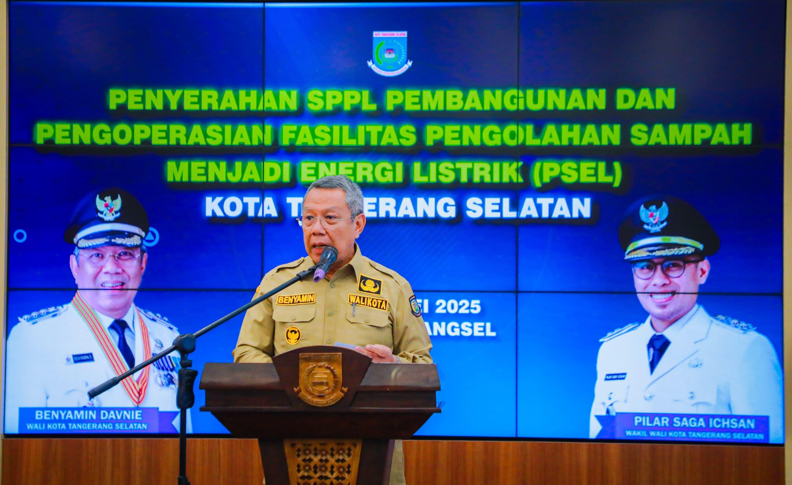 Proyek pembangunan Pengolahan Sampah menjadi Energi Listik (PSEL) di Kota Tangerang Selatan (Tangsel) bukan hanya sekadar mimpi, langkah konkrit telah dilakukan dengan penyerahan Surat Pernunjukan Pemenang Lelang (SPPL) ke konsorsium Indoplas Energi Hijau (IEH) bersama partner penyedia teknologi yakni China Tianying Inc. (CNTY).