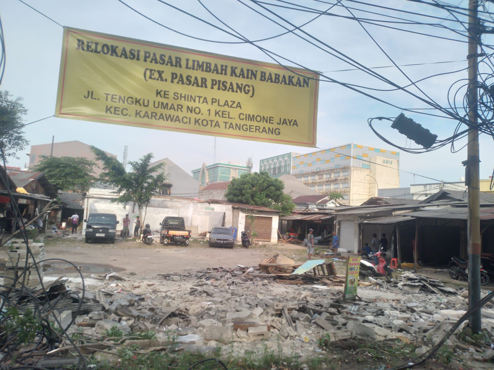 Pemkot Tangerang Amankan Aset Bangunan Pasar Pisang Babakan, Pedagang Merasa Diusir
