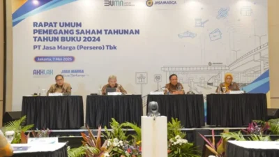 PT Jasa Marga (Persero) Tbk. (Perseroan) menggelar Rapat Umum Pemegang Saham Tahunan (RUPST) Tahun Buku 2024, Rabu (08/05/2025).