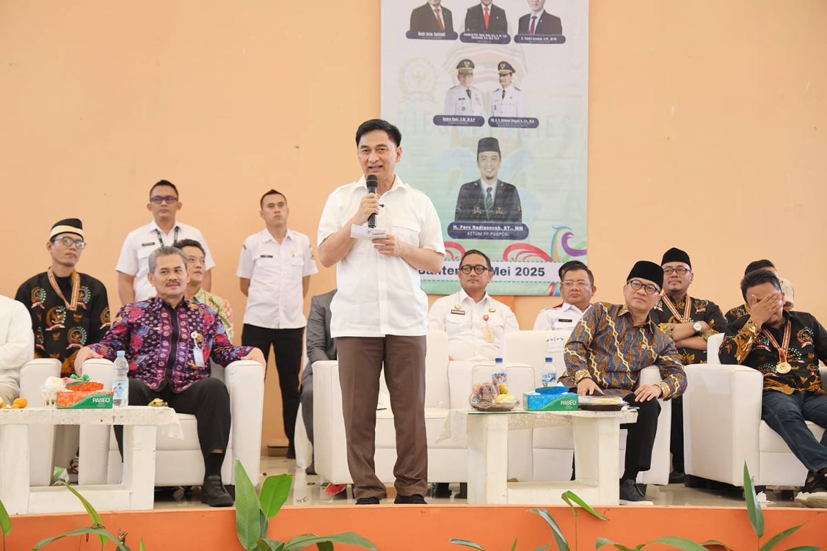Wakil Gubernur Banten A Dimyati Natakusuma menekankan peran strategis BPD dalam pembangunan desa pada Dies Natalis ke-26 BPD.