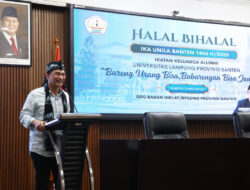 Wakil Gubernur Banten Hadiri Halal Bihalal IKA Unila