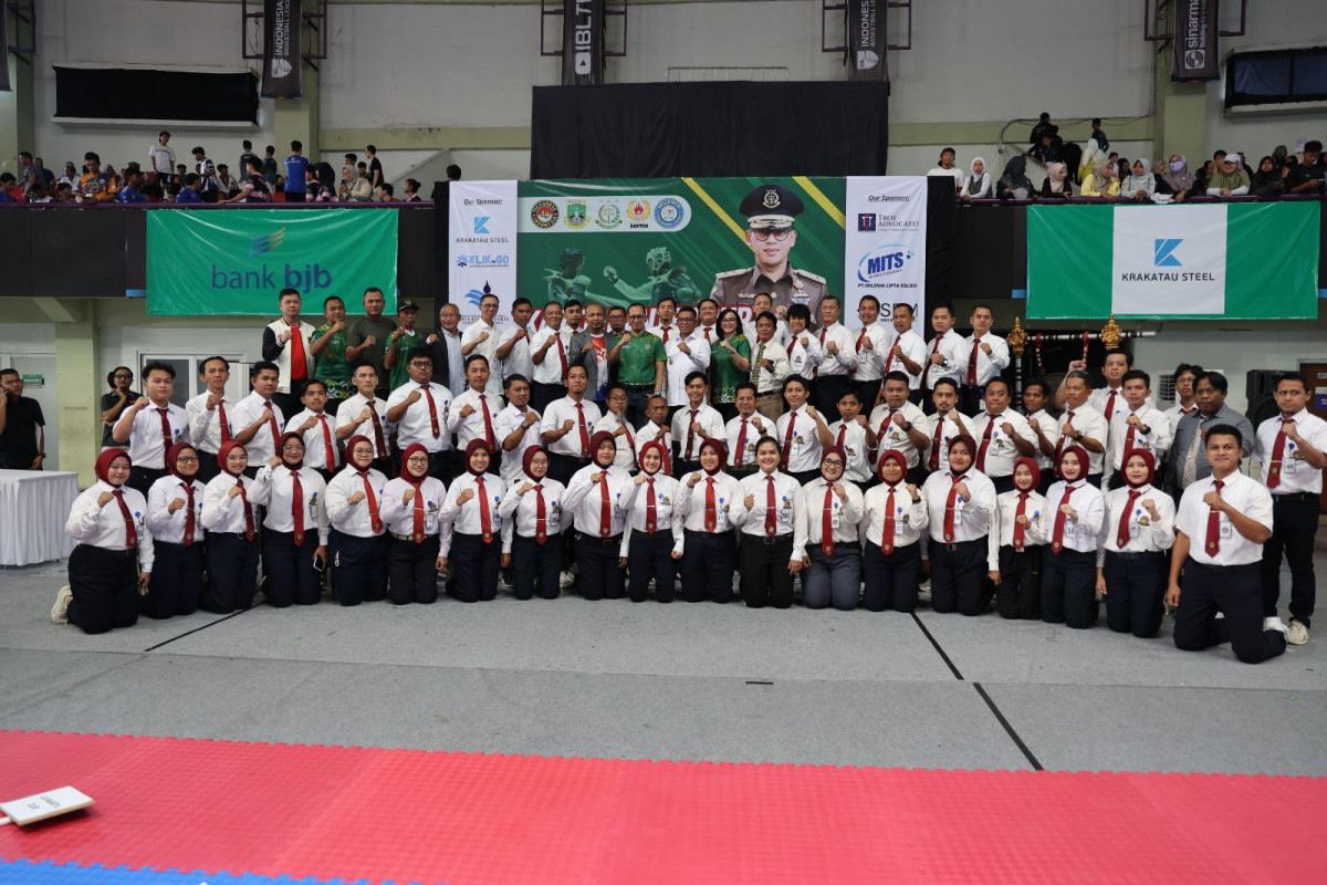 Ikuti perkembangan Kejuaraan Taekwondo Kajati Banten Cup 2025 yang dihadiri oleh Gubernur Banten, Andra Soni.