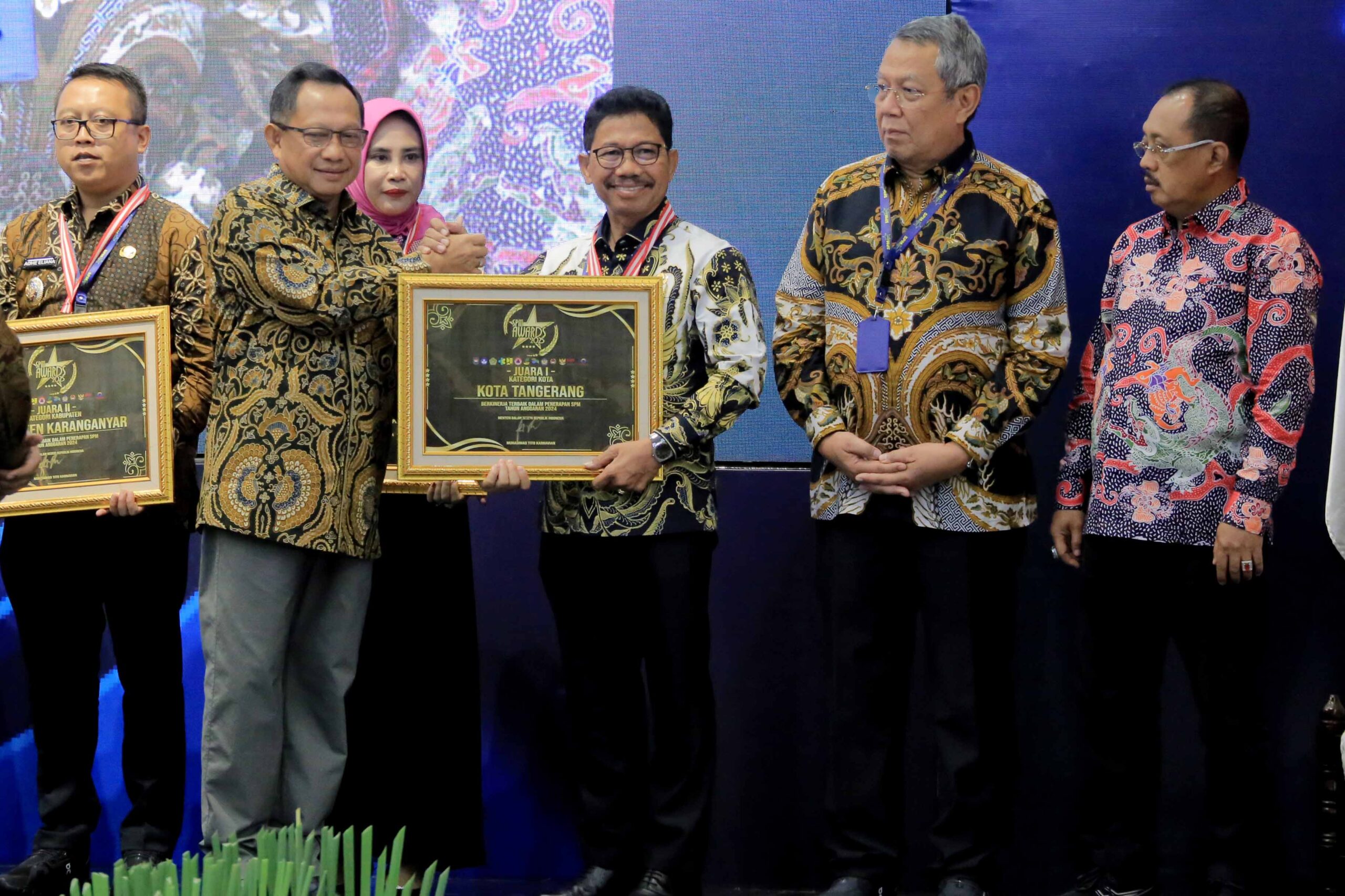 Diapresiasi Mendagri, Kota Tangerang Raih Penghargaan Tertinggi SPM 2025