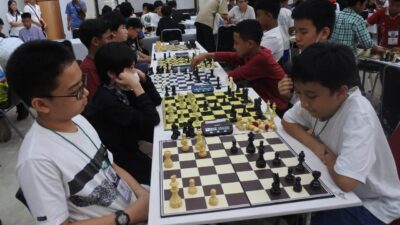 Kejuaraan Catur Bupati Tangerang Cup 2025 diikuti 401 pecatur, diselenggarakan oleh Percasi di Gedung Serba Guna Tigaraksa.