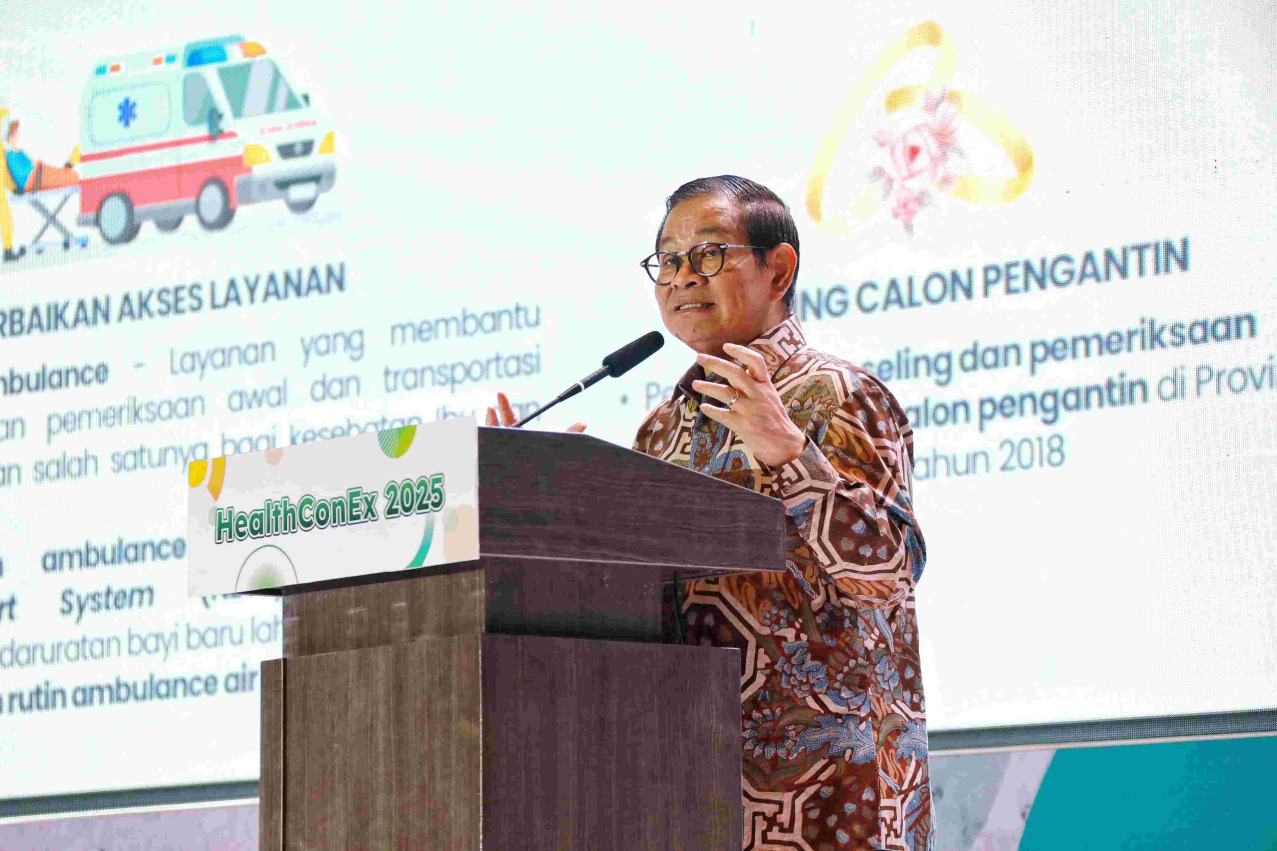 Gubernur DKI Jakarta, Pramono Anung, menghadiri HealthConEX 2025 untuk memperkuat layanan Kesehatan Ibu dan Anak (KIA) di Jakarta.